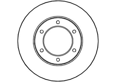 NBD297 NATIONAL Тормозной диск