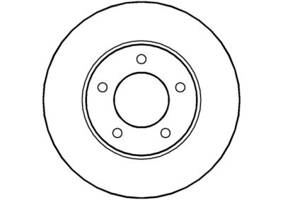 NBD335 NATIONAL Тормозной диск
