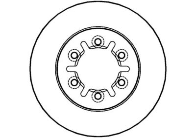 NBD340 NATIONAL Тормозной диск