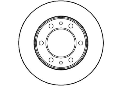 NBD342 NATIONAL Тормозной диск