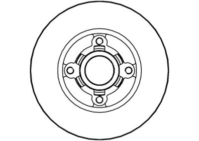 NBD344 NATIONAL Тормозной диск