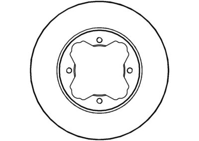 NBD352 NATIONAL Тормозной диск
