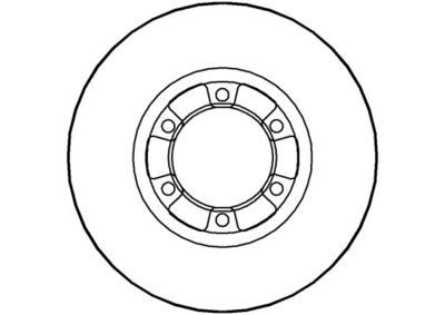 NBD363 NATIONAL Тормозной диск