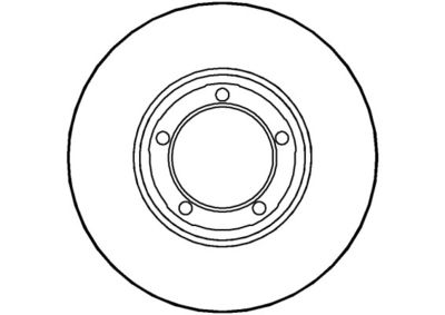 NBD365 NATIONAL Тормозной диск