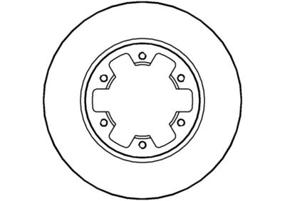 NBD369 NATIONAL Тормозной диск
