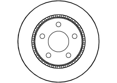 NBD393 NATIONAL Тормозной диск
