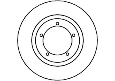 NBD429 NATIONAL Тормозной диск