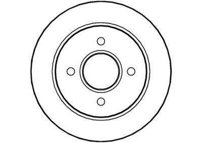 NBD435 NATIONAL Тормозной диск