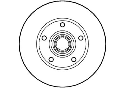 NBD445 NATIONAL Тормозной диск