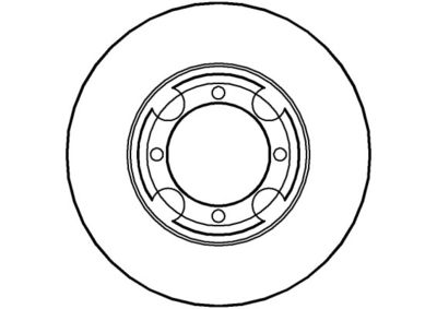 NBD446 NATIONAL Тормозной диск