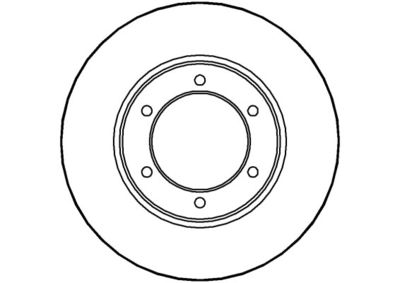 NBD478 NATIONAL Тормозной диск