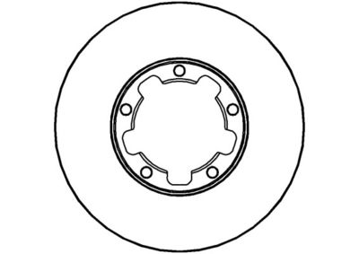 NBD481 NATIONAL Тормозной диск