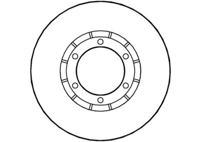 NBD484 NATIONAL Тормозной диск