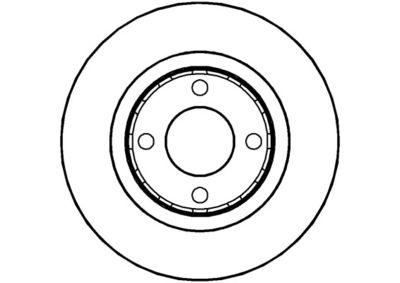 NBD504 NATIONAL Тормозной диск