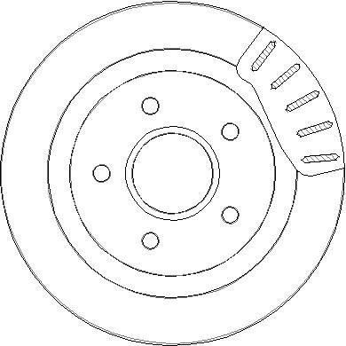 NBD508 NATIONAL Тормозной диск