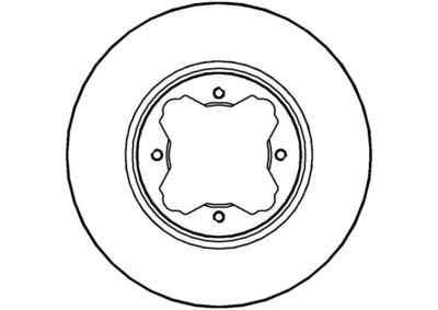NBD512 NATIONAL Тормозной диск