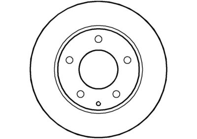 NBD521 NATIONAL Тормозной диск