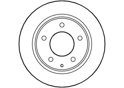 NBD525 NATIONAL Тормозной диск