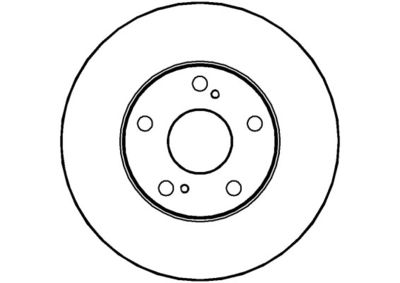NBD551 NATIONAL Тормозной диск