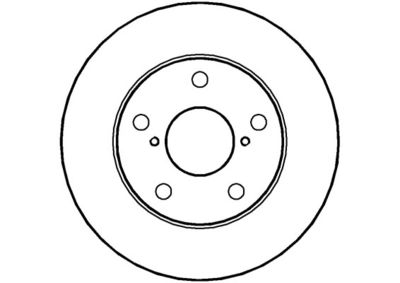 NBD557 NATIONAL Тормозной диск