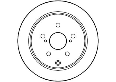 NBD559 NATIONAL Тормозной диск