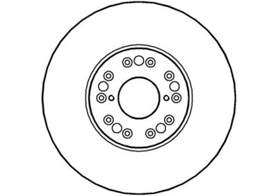 NBD563 NATIONAL Тормозной диск