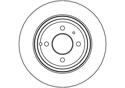 NBD570 NATIONAL Тормозной диск