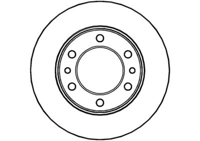 NBD577 NATIONAL Тормозной диск