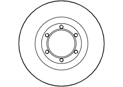 NBD592 NATIONAL Тормозной диск