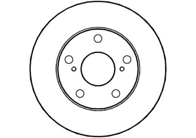 NBD608 NATIONAL Тормозной диск