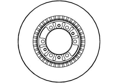 NBD634 NATIONAL Тормозной диск