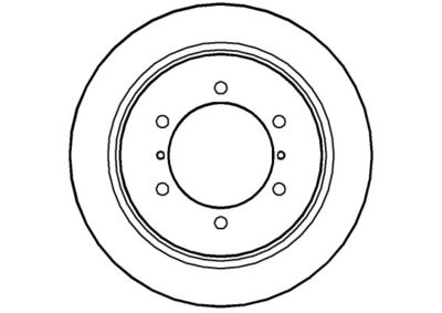 NBD635 NATIONAL Тормозной диск