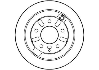 NBD676 NATIONAL Тормозной диск