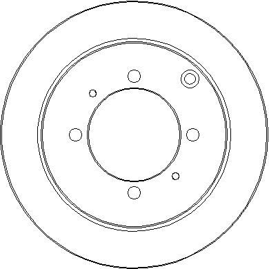 NBD681 NATIONAL Тормозной диск