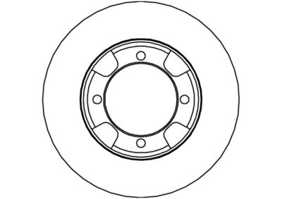 NBD684 NATIONAL Тормозной диск