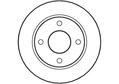NBD689 NATIONAL Тормозной диск