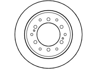 NBD754 NATIONAL Тормозной диск