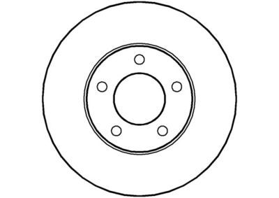 NBD757 NATIONAL Тормозной диск