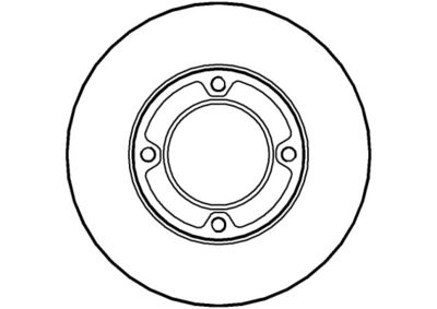 NBD795 NATIONAL Тормозной диск