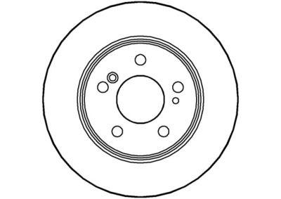 NBD805 NATIONAL Тормозной диск