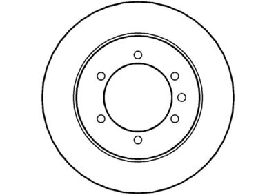 NBD826 NATIONAL Тормозной диск