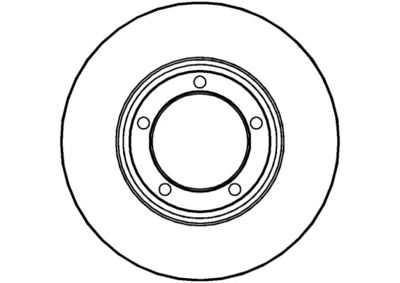 NBD847 NATIONAL Тормозной диск