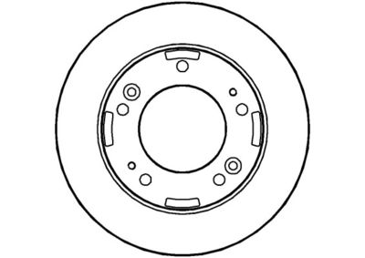 NBD853 NATIONAL Тормозной диск