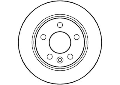 NBD858 NATIONAL Тормозной диск