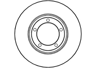 NBD862 NATIONAL Тормозной диск