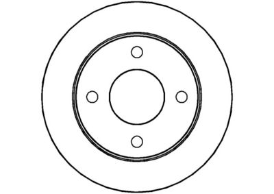 NBD892 NATIONAL Тормозной диск