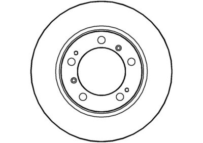NBD929 NATIONAL Тормозной диск
