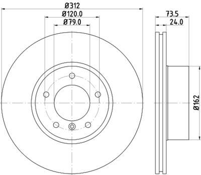 PCD10382 DON Тормозной диск