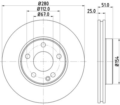 PCD12292 DON Тормозной диск