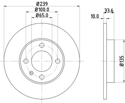 PCD12662 DON Тормозной диск